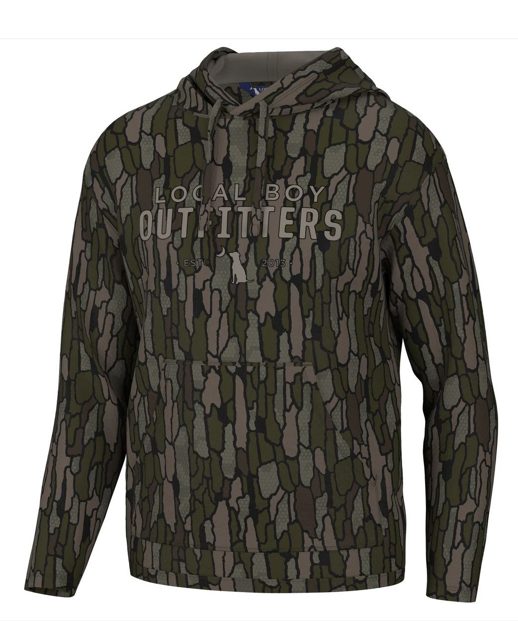 Local Boy Printed Poly/Fleece Hoodie