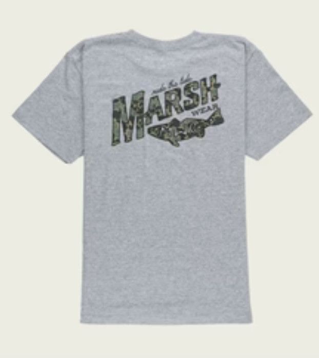 Marsh Wear Youth Sunrise Marsh Tee Athletic Heather