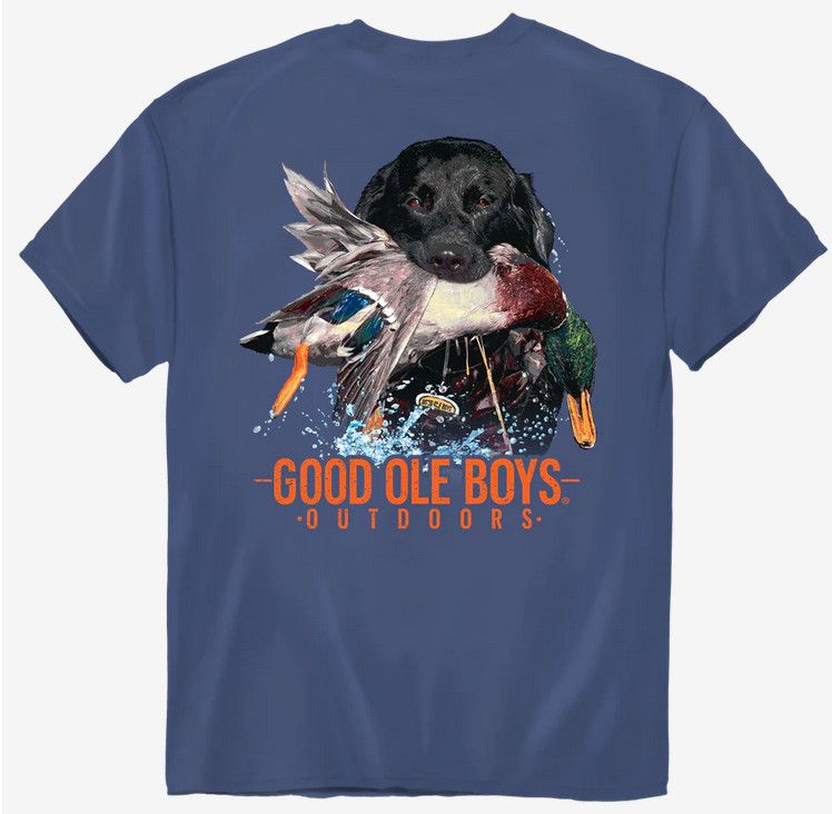 Good Ole Boys Lab with Mallard Tee, Size: Small