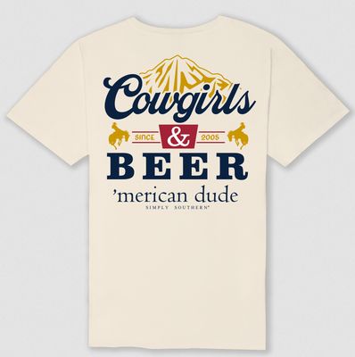 Simply Southern Men's Cowgirl Tee Wisp