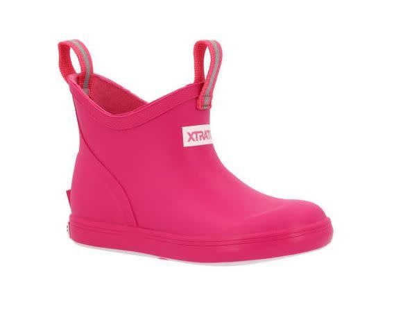 Kids Ankle Deck Boot Neon Pink