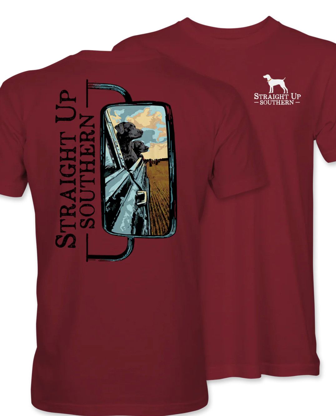  Youth Mirror Dogs S/S Tee Garnet