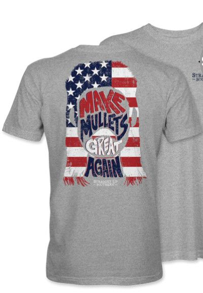 Youth Make Mullets Great S/S Tee Grey