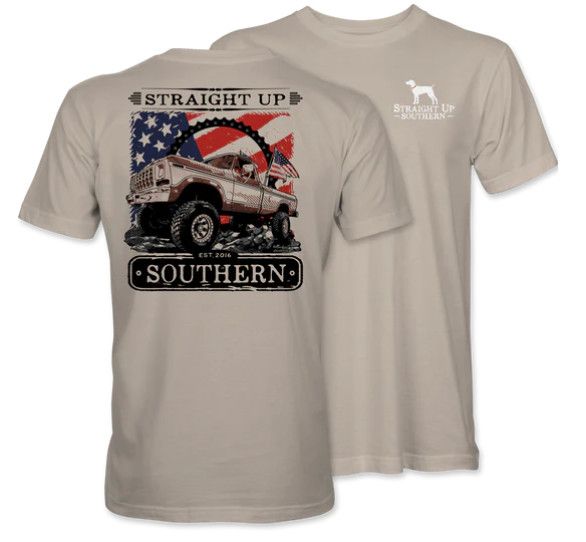 Youth Freedom Truck S/S Tee Sand