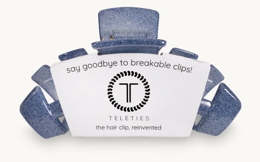 Denim Hair Clip