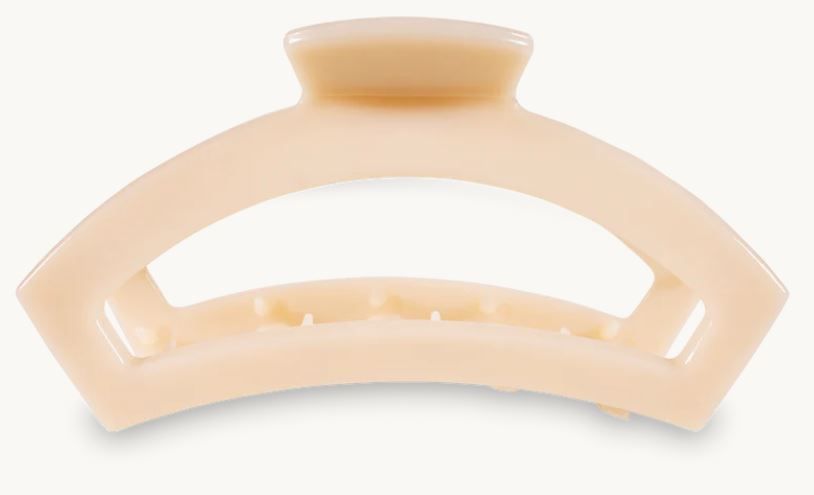 Open Almond Beige Hair Clip