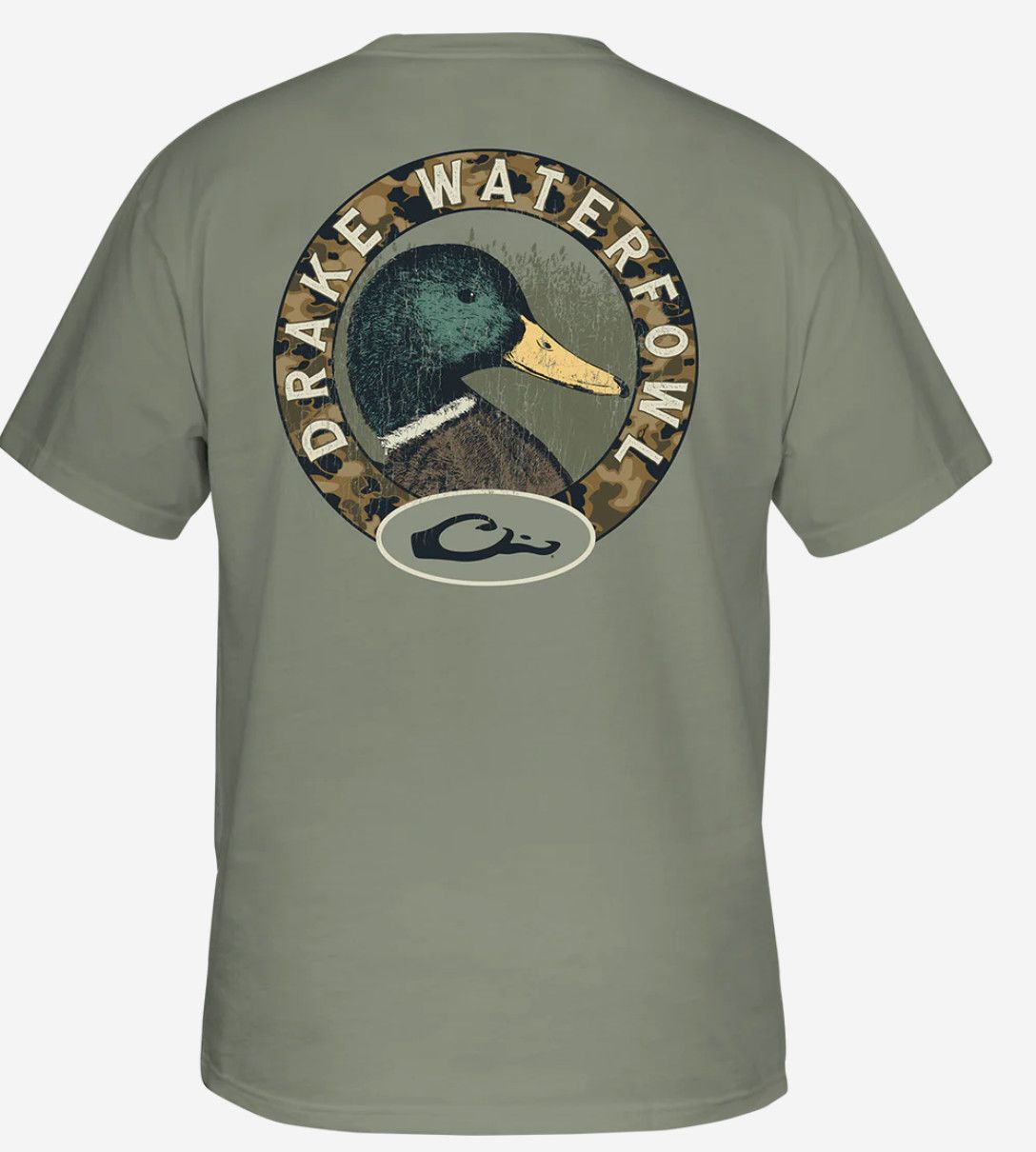 Drake Mallard Circle S/S Tee Desert Sage