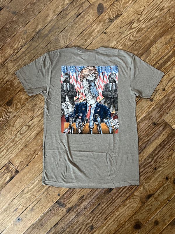 Trumpeter Rally Tee Stone Grey