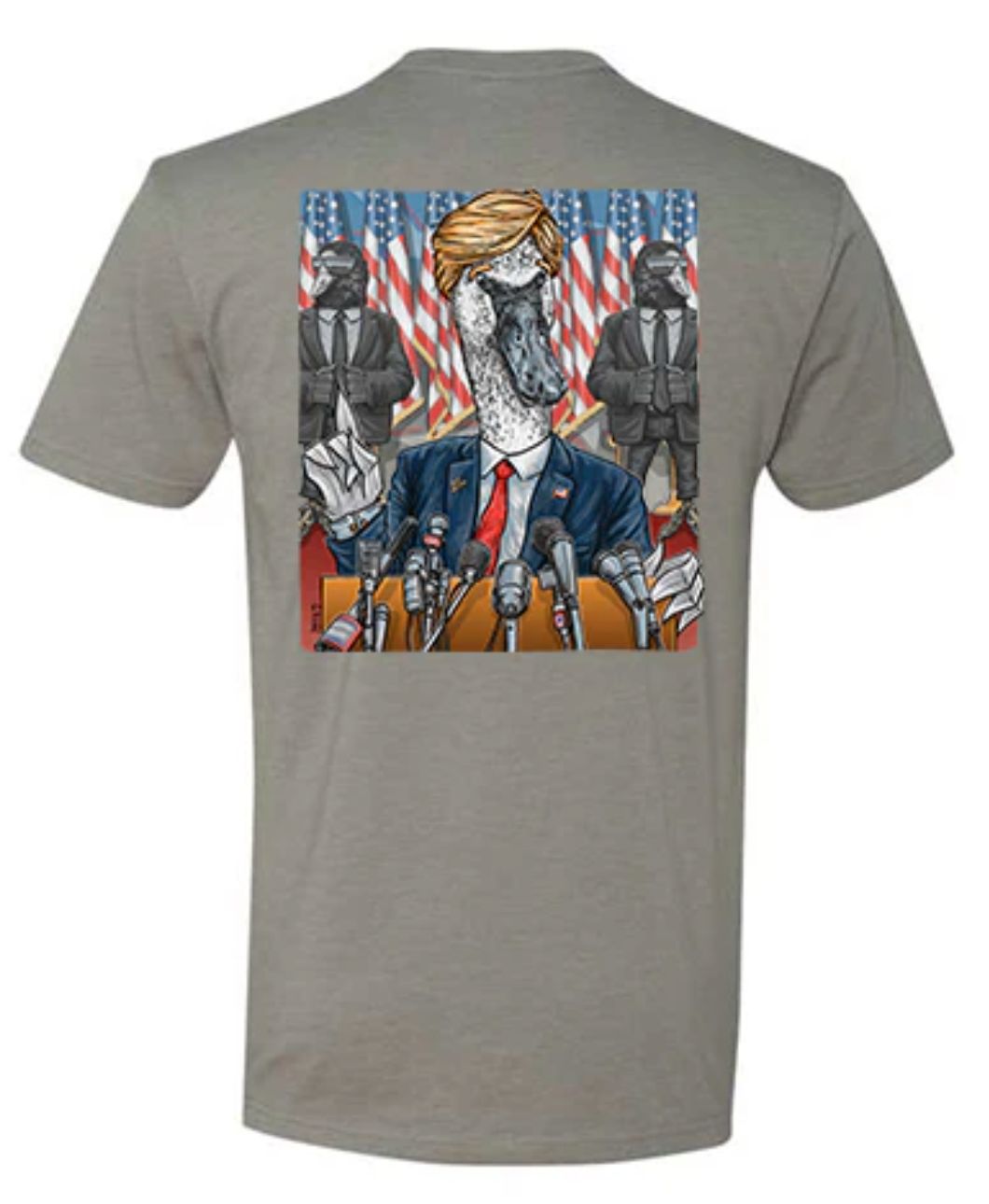 Trumpeter Rally Tee Stone Grey