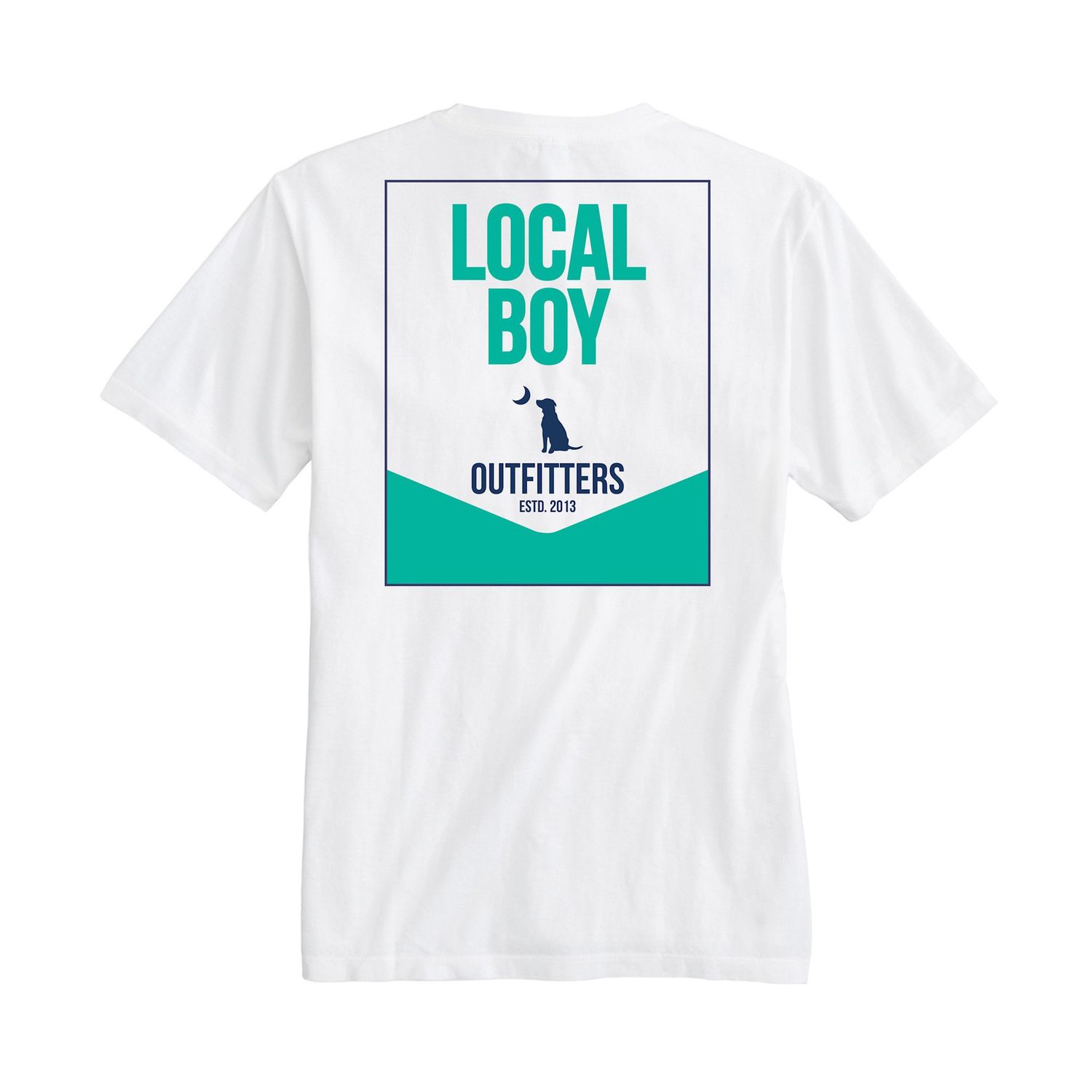 Local Boy Clear Cut S/S Tee White