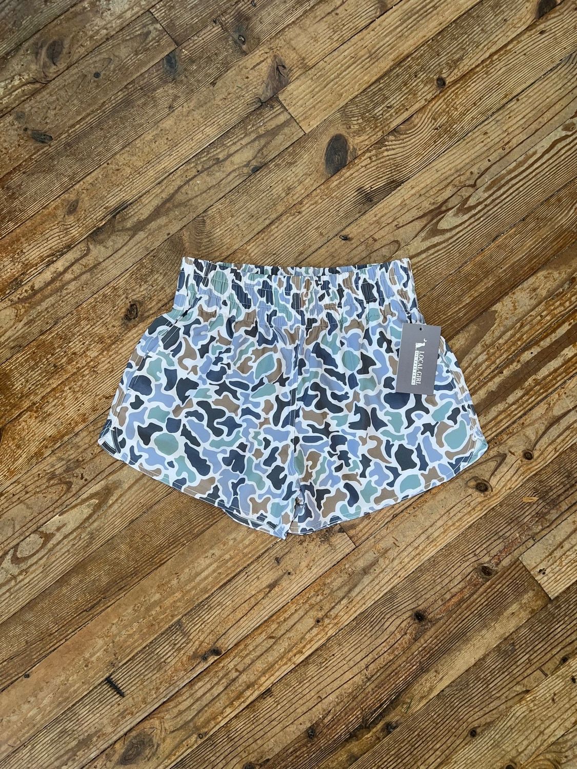 Local Girl High Waisted Shorts Localflage Bluff