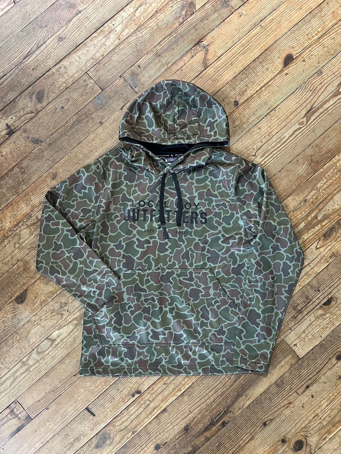 Local Boy Printed Poly/Fleece Hoodie Localflage OD