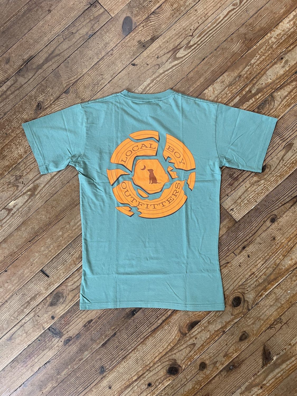 Local Boy Sporting Clay S/S Tee Light Green