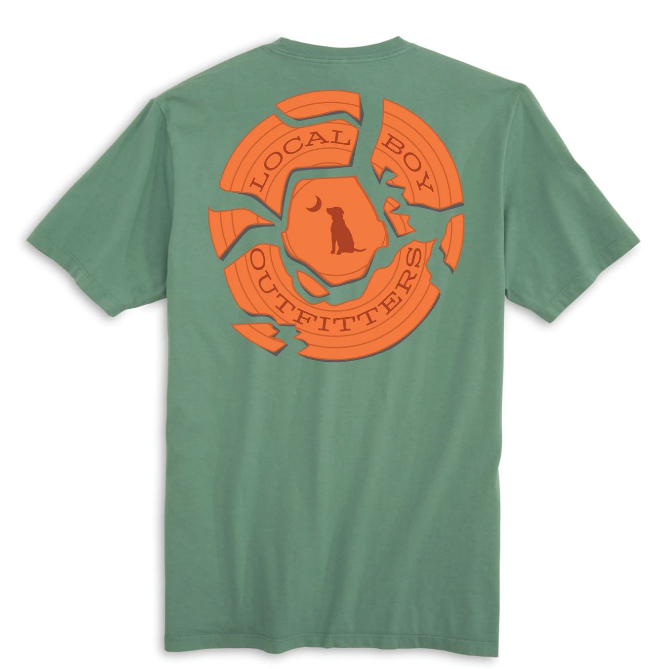 Local Boy Sporting Clay S/S Tee Light Green