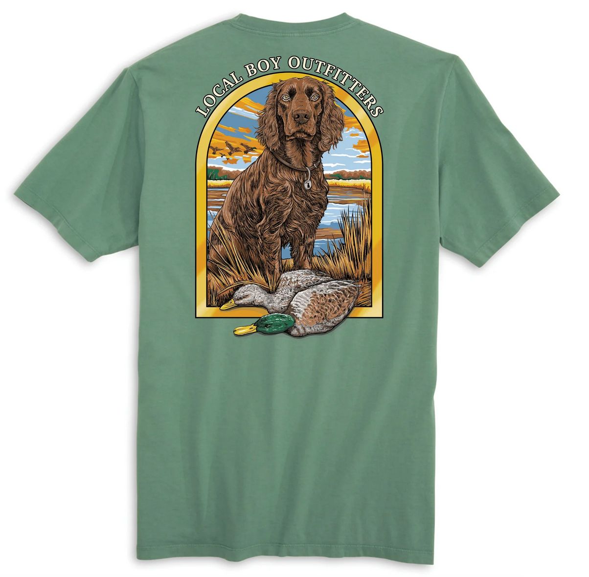 Local Boy Boykin Boss S/S Tee Light Green