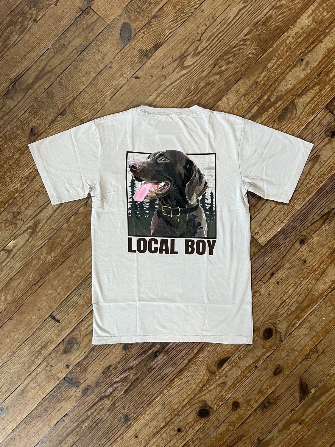 Local Boy Good Boy S/S Tee Silver