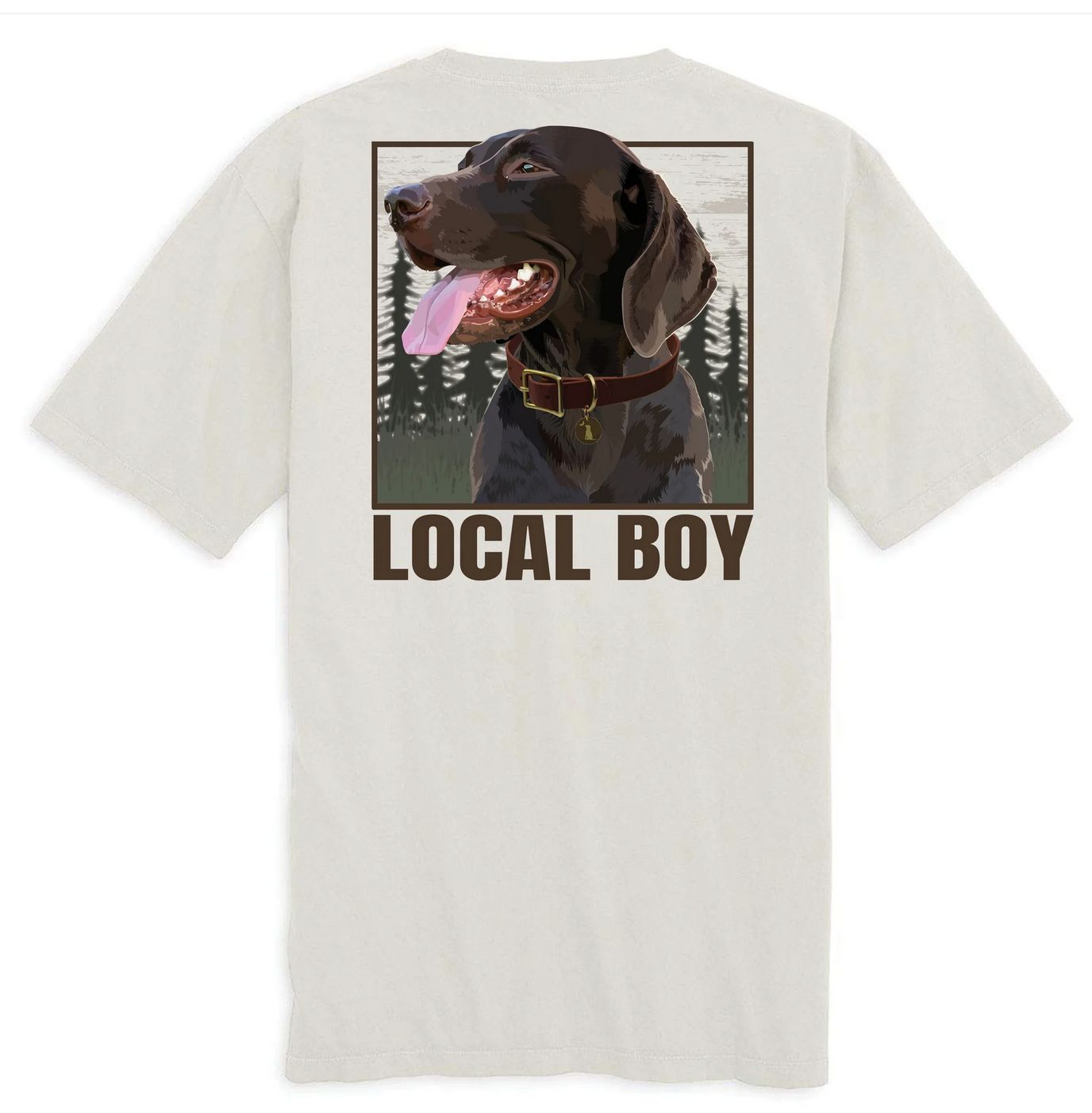Local Boy Good Boy S/S Tee Silver