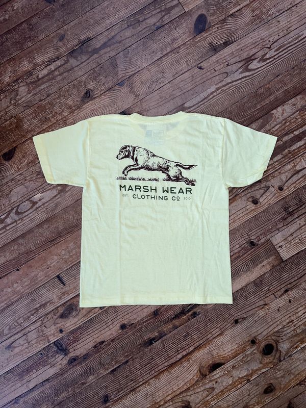 Marsh Wear Youth Retriever Tee Lemon Heather