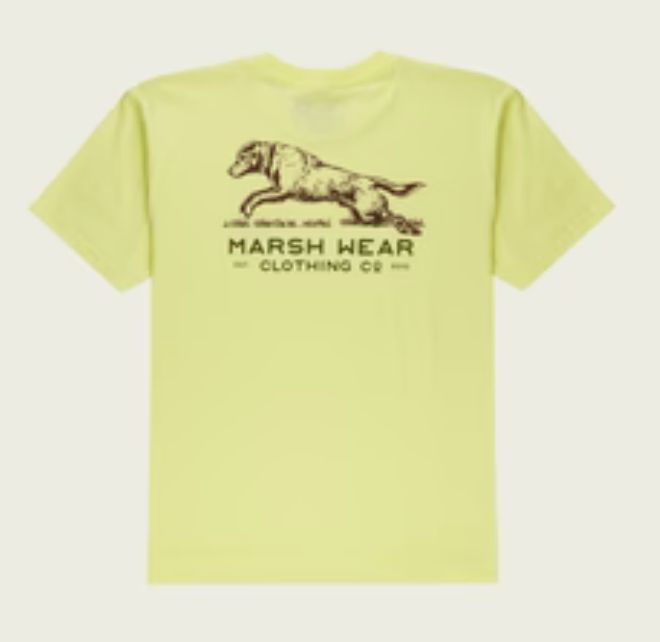 Marsh Wear Youth Retriever Tee Lemon Heather