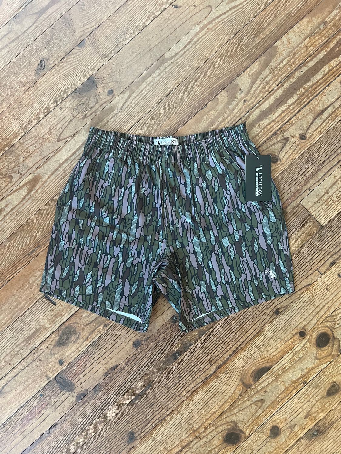 Local Boy Volley Shorts Greenwood Timber