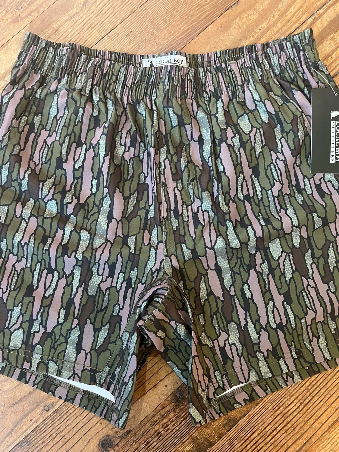 Local Boy Volley Shorts Greenwood Timber