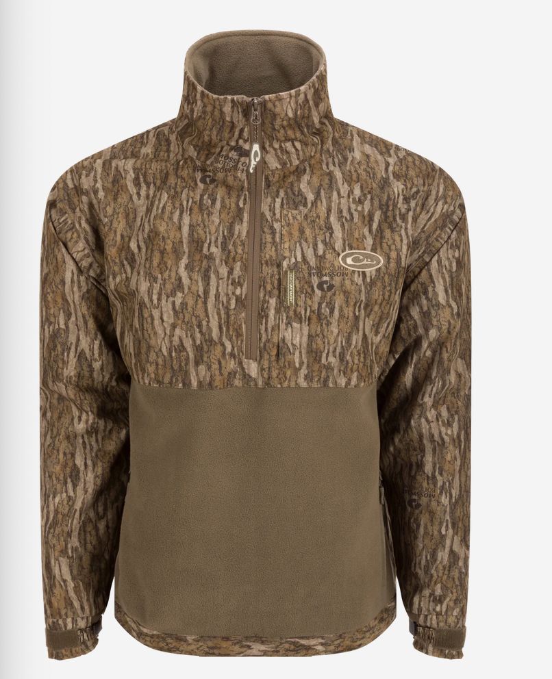 Youth MST Eqwader 1/4 Zip Mossy Oak Bottomland