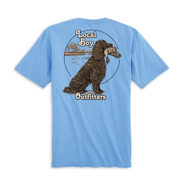 Local Boy Youth Local Boykin S/S Tee Washed Denim