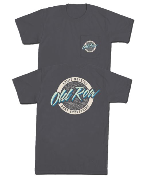 Circle Logo Pocket Tee Graphite