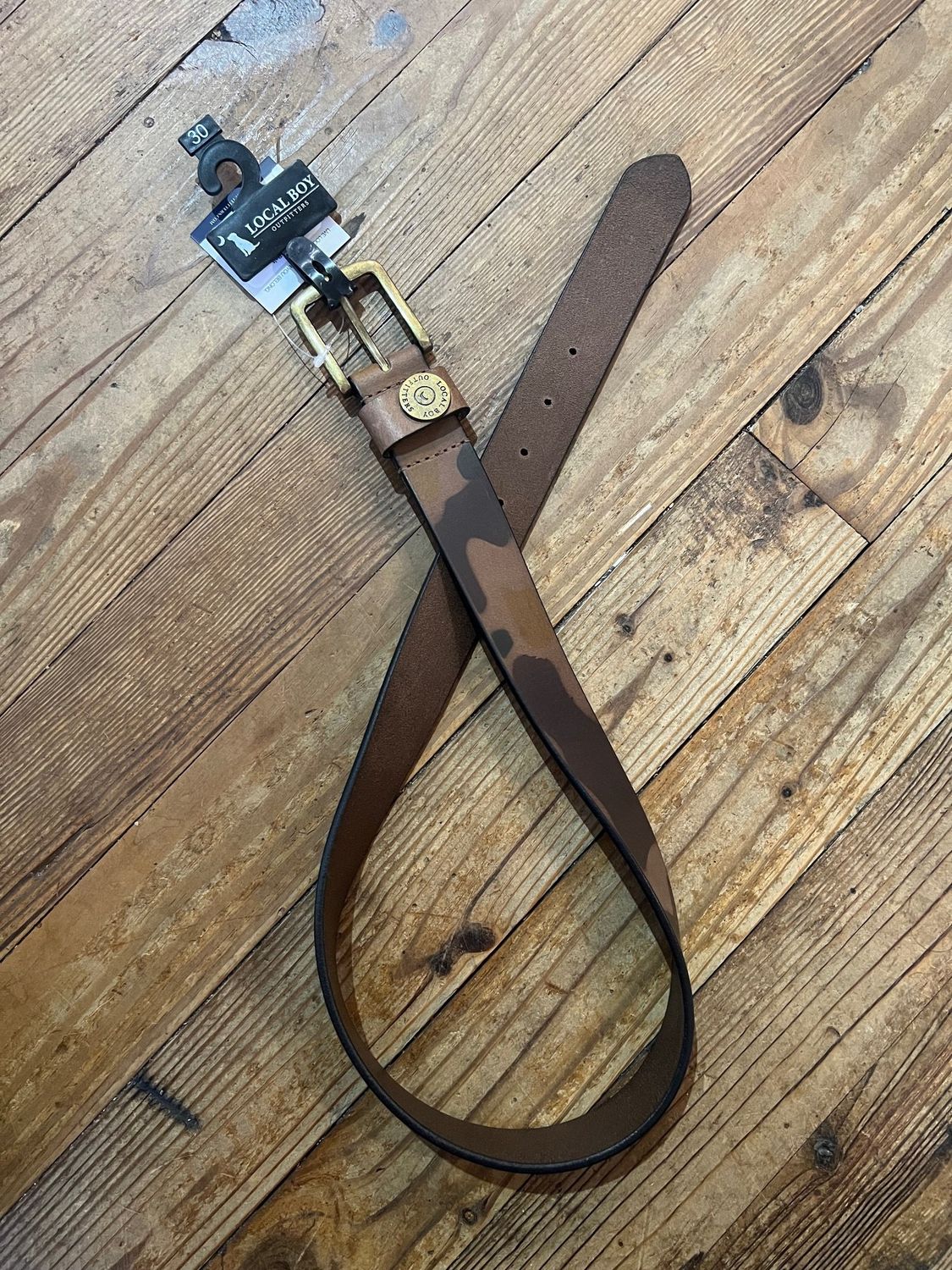 Local Boy Printed Leather Belt OSC