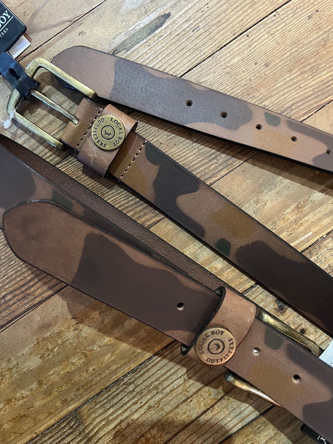 Local Boy Printed Leather Belt OSC