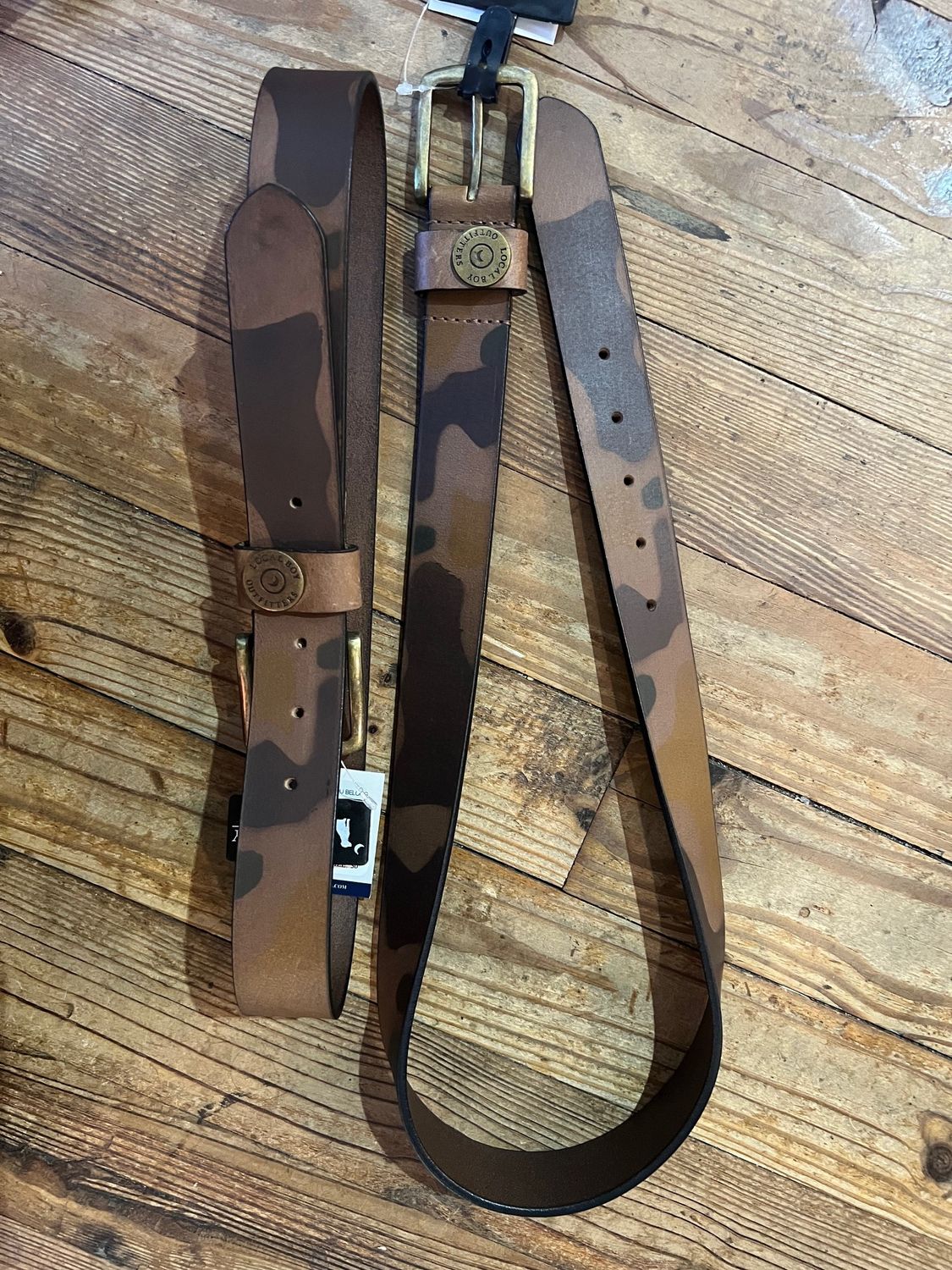 Local Boy Printed Leather Belt OSC