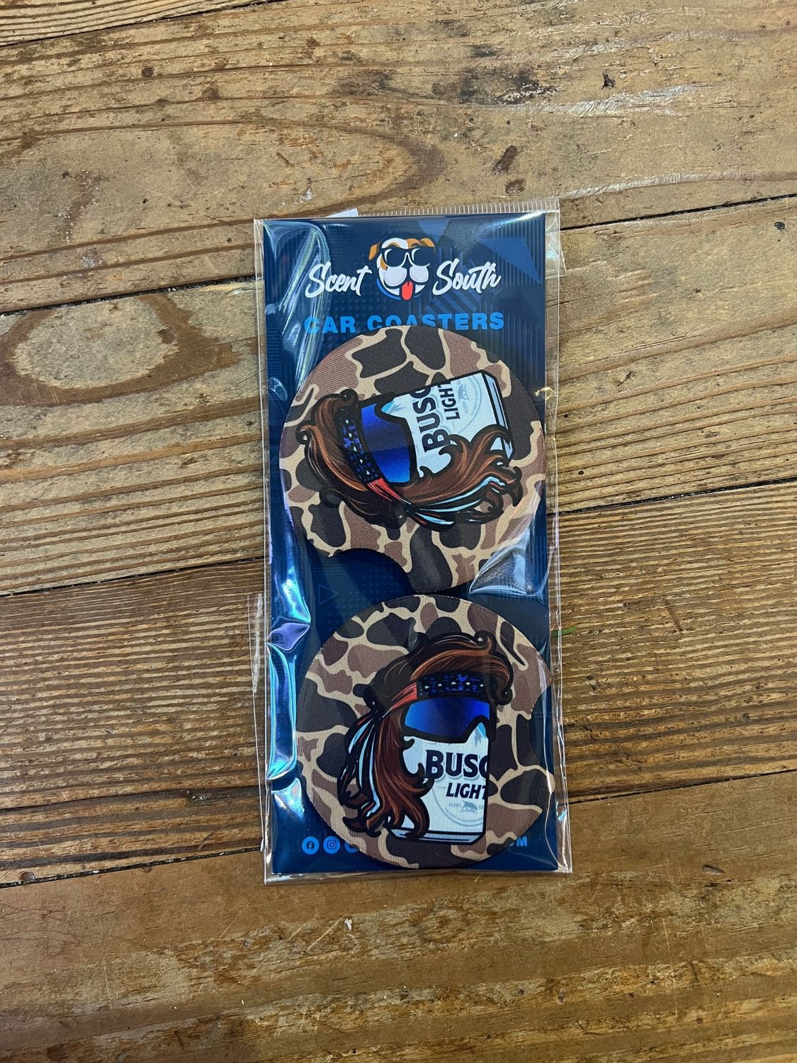 Scent South Mullet Busch Car Coaster