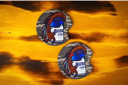 Scent South Mullet Busch Car Coaster