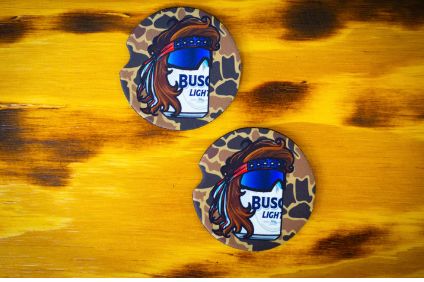 Scent South Mullet Busch Car Coaster