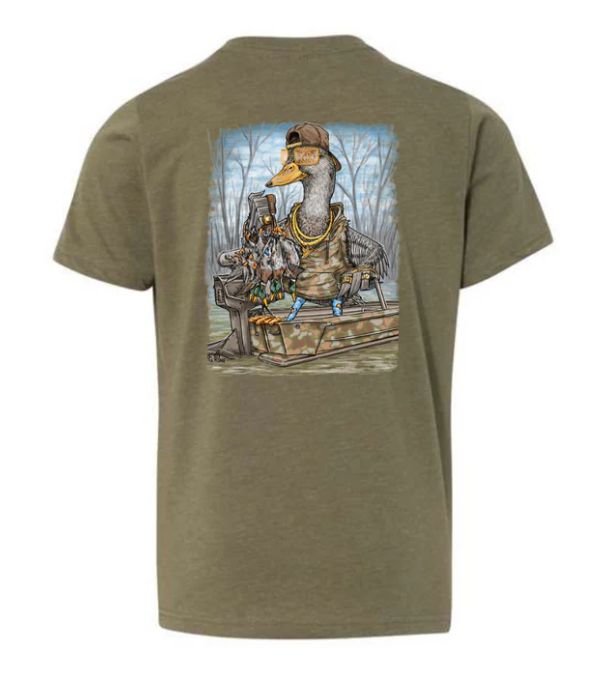 Youth Deep Woods Dolph Military Green Tee