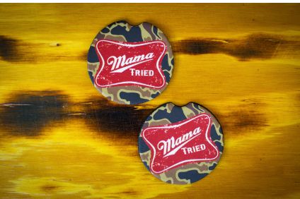 Scent South Mama Tried Car Coaster