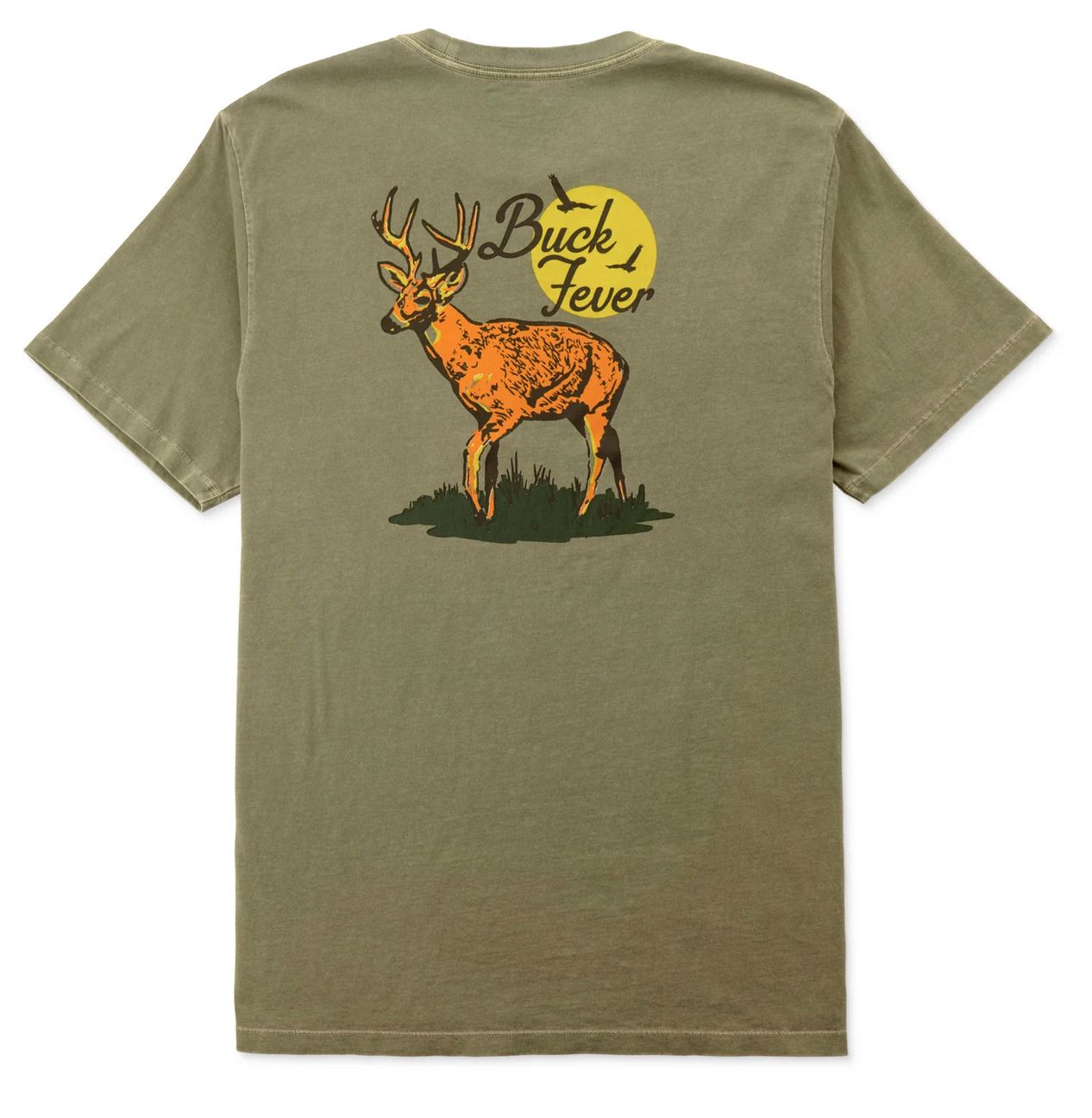 Marsh Wear Buck Fever Tee Vintage Moss