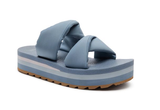 Sanuk W's Yoga Twist N Slide Denim Blue