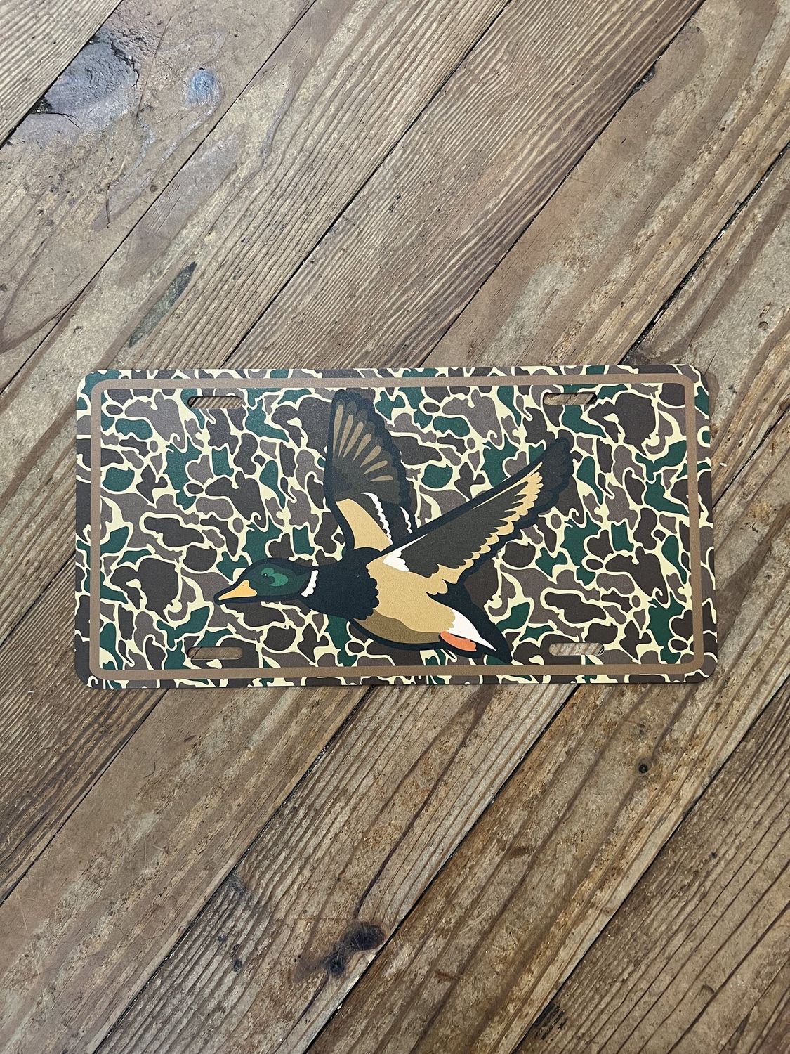 Scent South License Plate, Color: Mallard