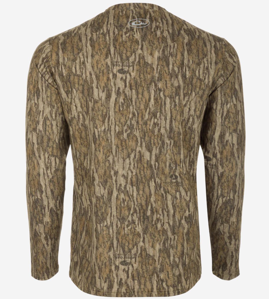 Youth EST Camo Performance Crew L/S Bottomland