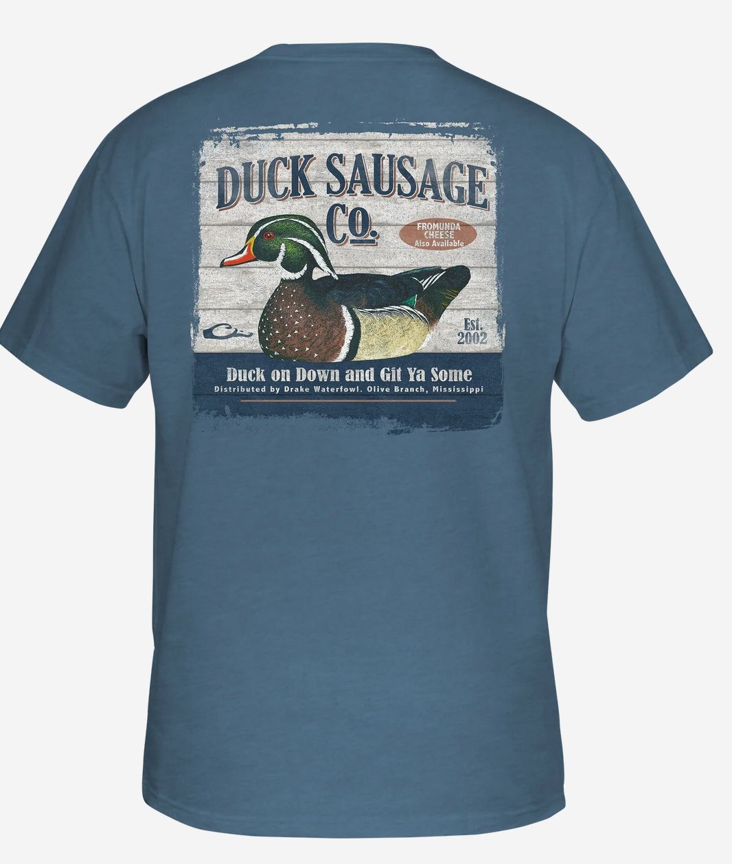 Duck Sausage S/S Tee Blue Shadow