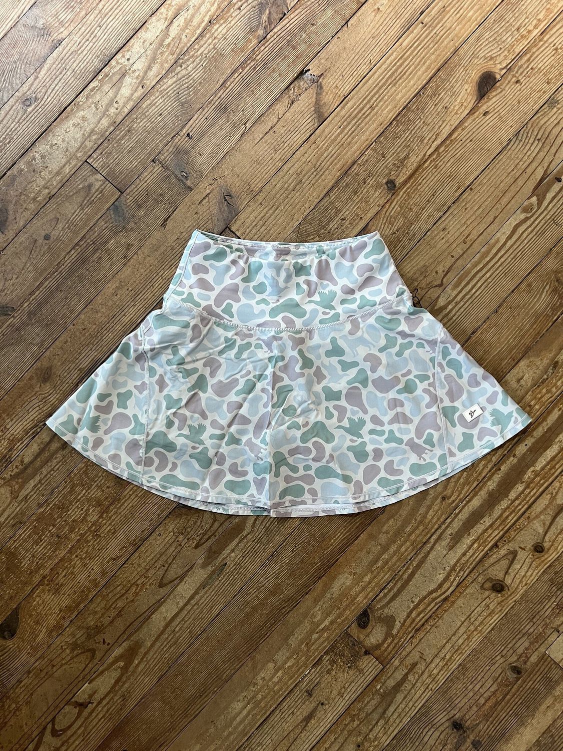 Women's EXCLUSIVE Front Line Committed Camo Skort