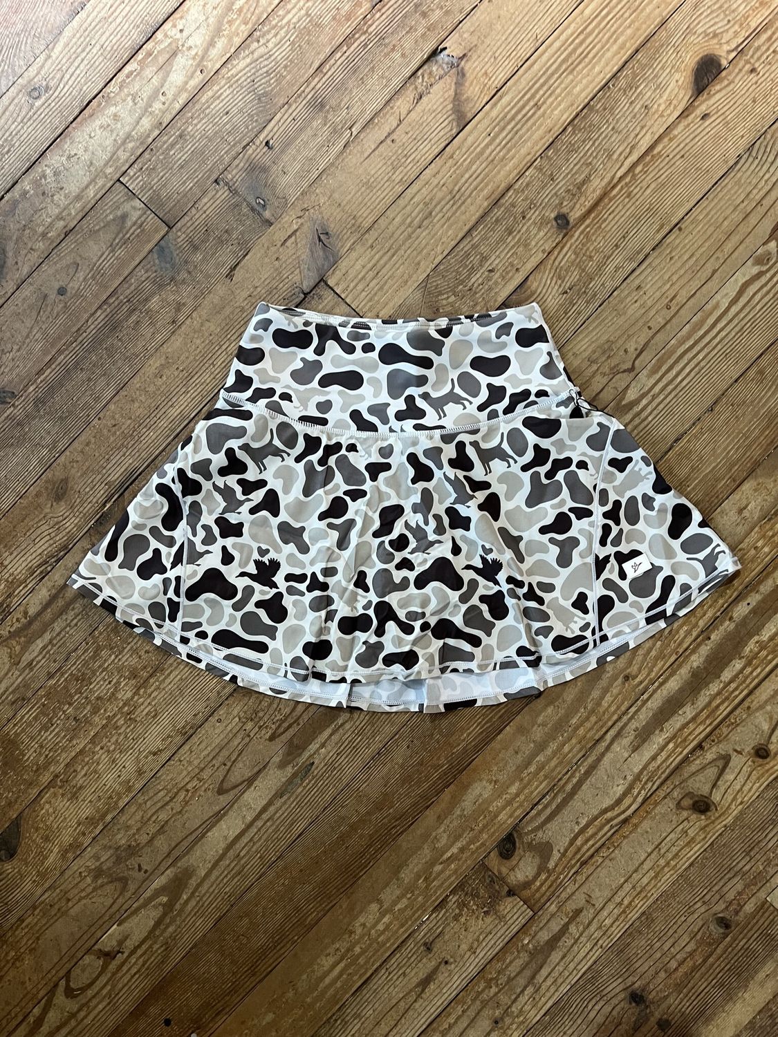 Women's EXCLUSIVE Front Line Committed Camo Skort