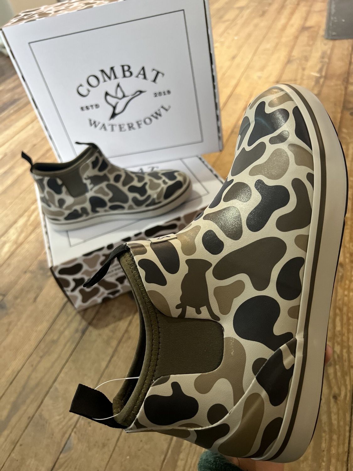 Combat Waterfowl Blind Deck Boot® | Mosul Camo