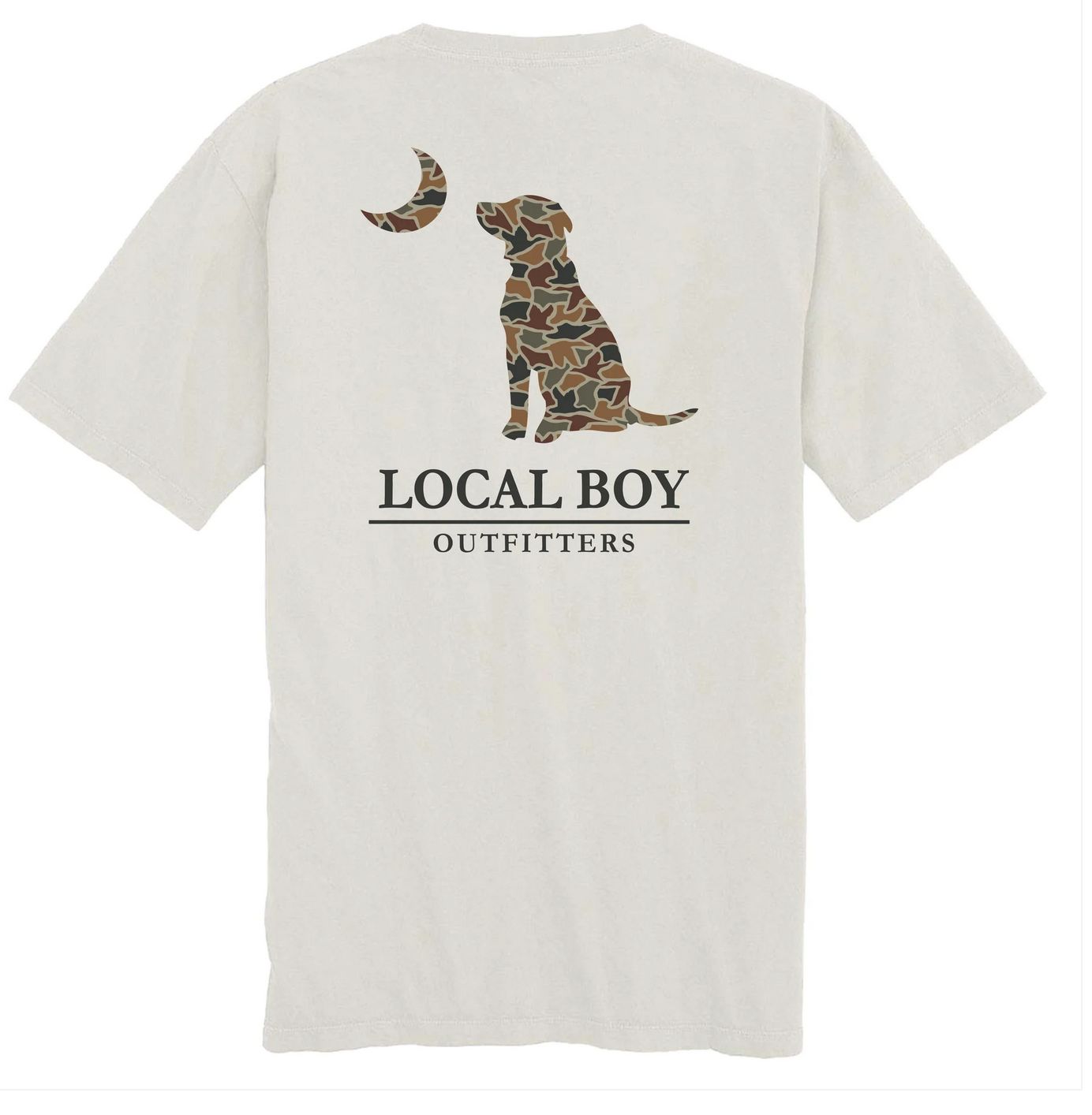 LBO Duck Camo Dog &amp; Moon S/S Tee Silver