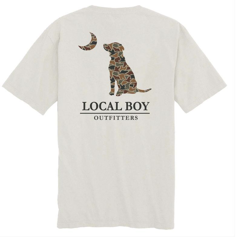 LBO Duck Camo Dog &amp; Moon S/S Tee Silver