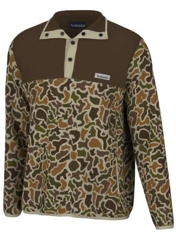 LBO Youth Two Toned  1/4 Snap Localflage Vintage