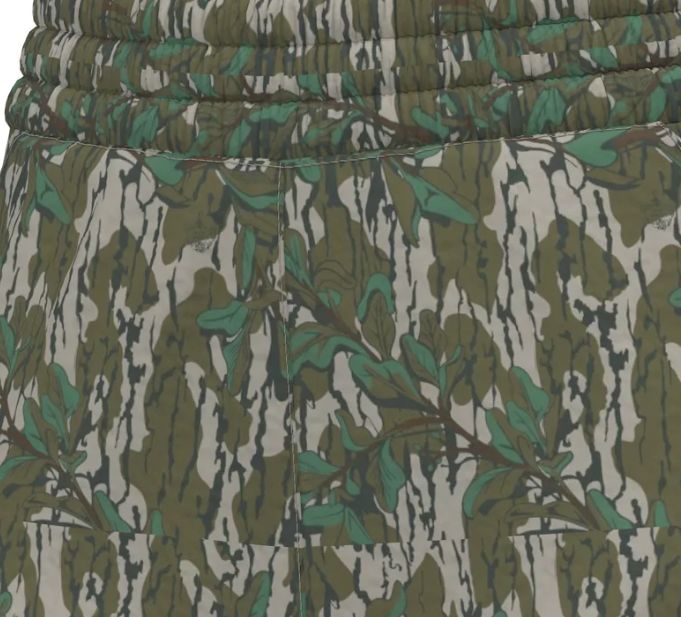 Local Girl High Waisted Volley Shorts Green Leaf