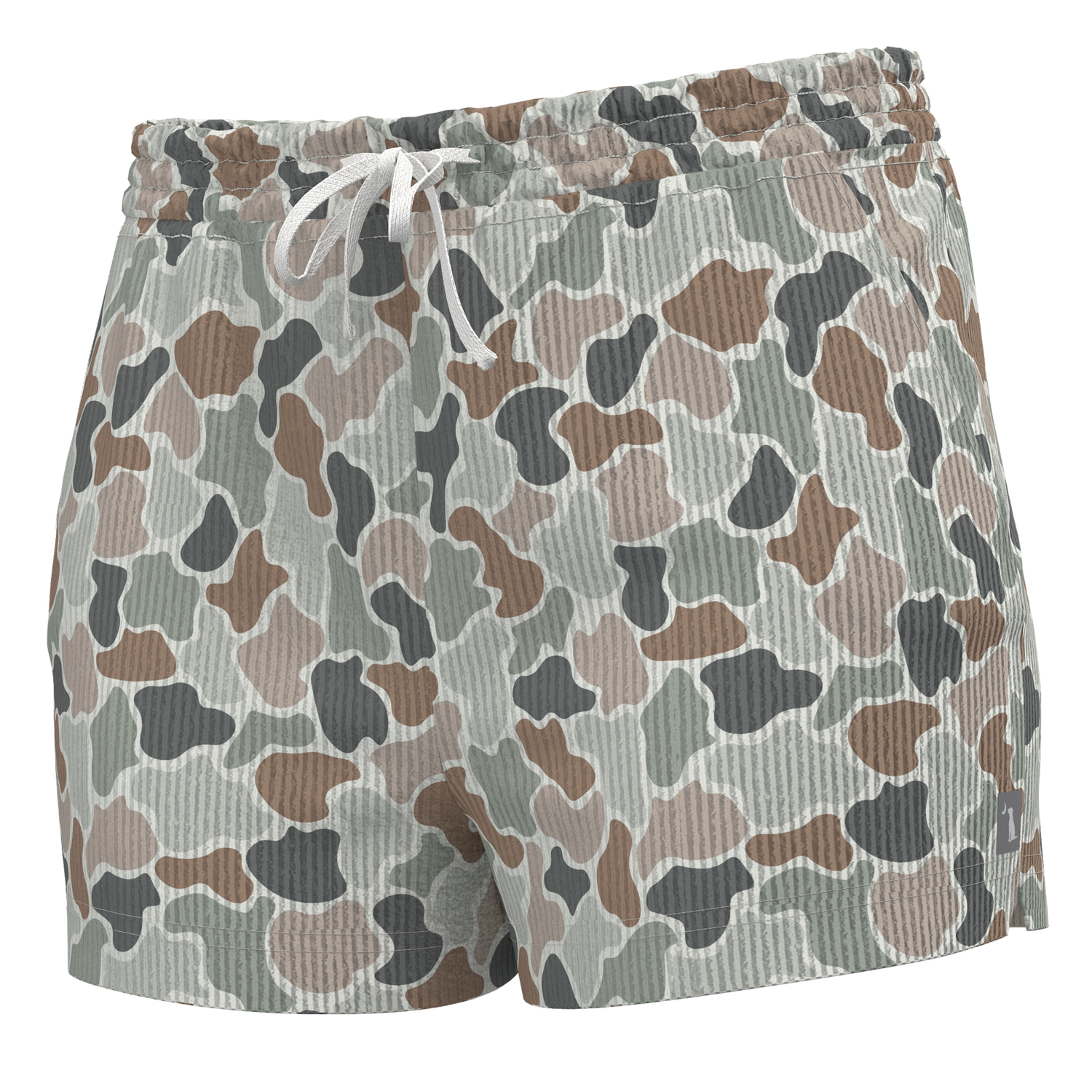 Local Girl Revive Shorts Forest Camo Flora