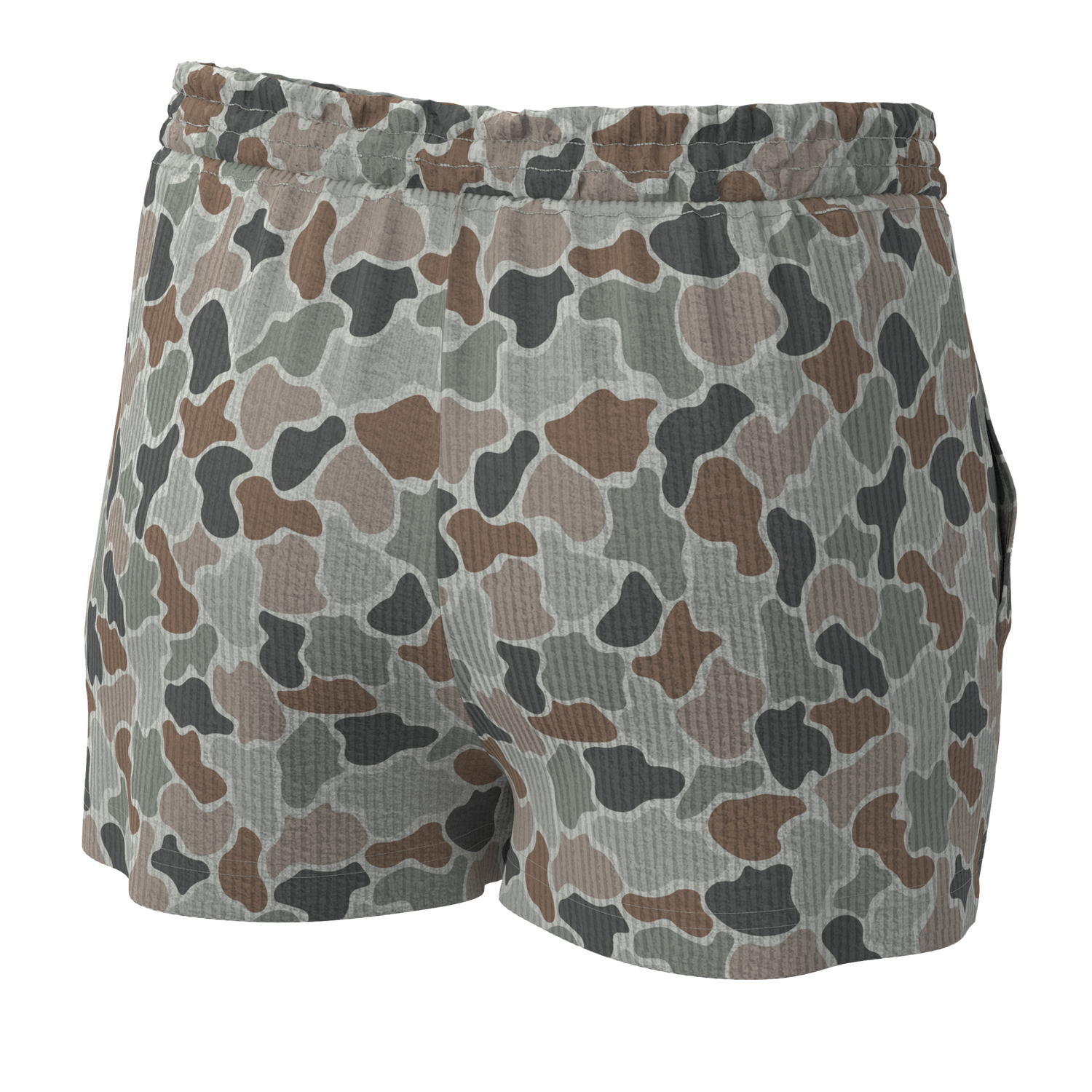 Local Girl Revive Shorts Forest Camo Flora